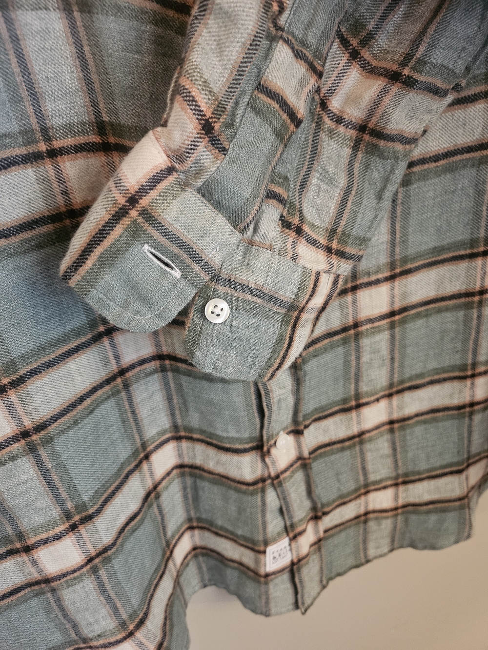 Frank & Eileen Light Sage Plaid Button-Up Shirt - Picture 6 of 8